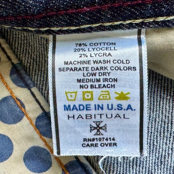 HABITUAL Bootcut Jeans Medium Wash Deep End Style Size 29 - Picture 8 of 14